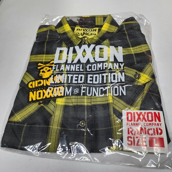 DIXXON FLANNEL - RANCID TNC Flannel Shirt - Women's Large - Picture 4 of 7